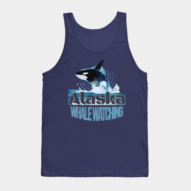 Alaska Whale Watching Tank Top by TeeText